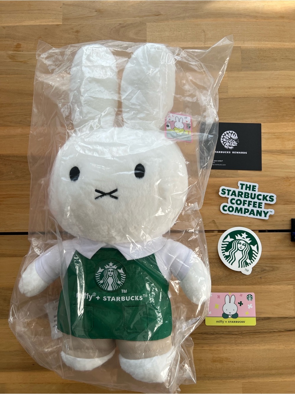 NWT Miffy® + Starbucks™ Grande Plush Reserve Member Exclusives